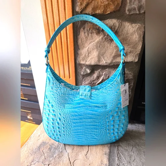 Brahmin Fallon Tropic Blue Melbourne NWT - Picture 2 of 5
